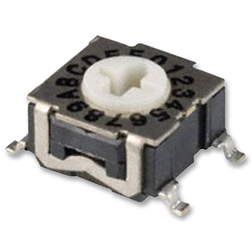 C & K COMPONENTS RTE1600G44 Rotary Switch, 16 Position, 1 Pole