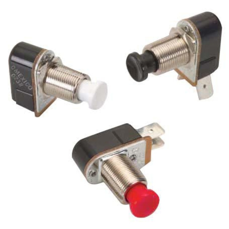 CARLING TECHNOLOGIES P27B-RD SWITCH, PUSHBUTTON, SPST, 6A, 250V