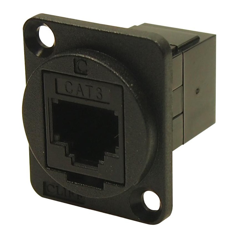 Cliff Electronic Components CP30223X In-Line Adapter Cat3 RJ11 Jack 6 Ways