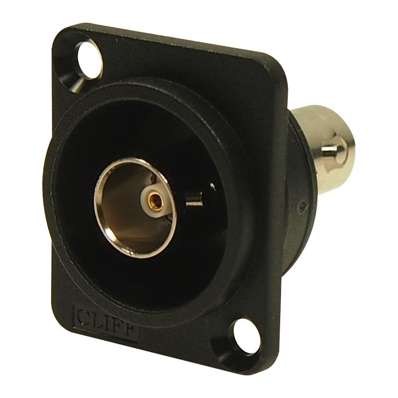 Cliff Electronic Components CP303095X RF / Coaxial Connector BNC Straight Jack Screw 75 ohm