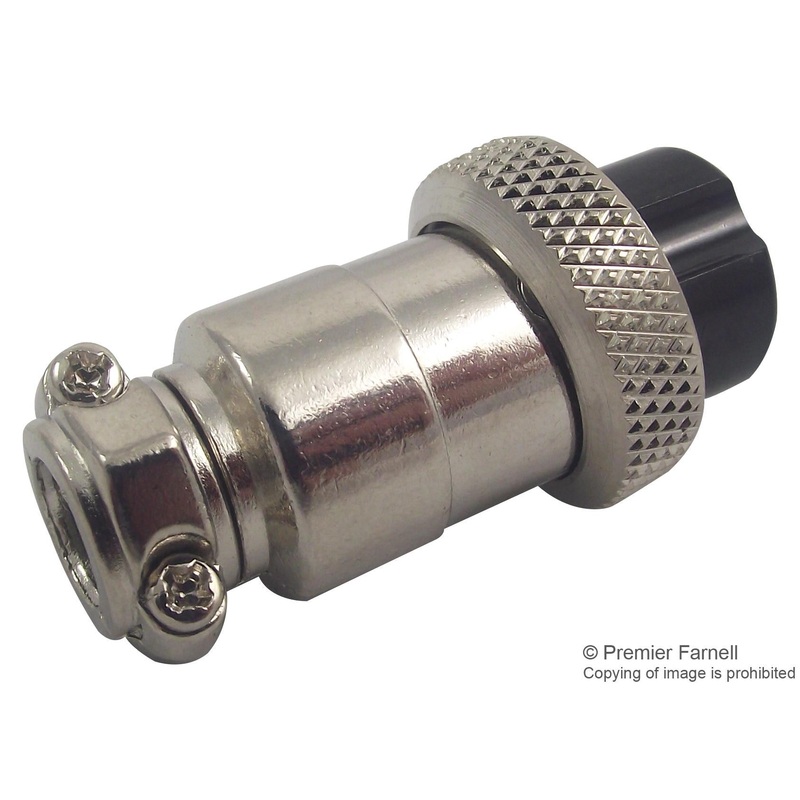 CLIFF ELECTRONIC COMPONENTS FC684214 Circular Connector, Cliffcon Miniature ZC Series, Cable Mount Plug, 4 Contacts, Solder Socket