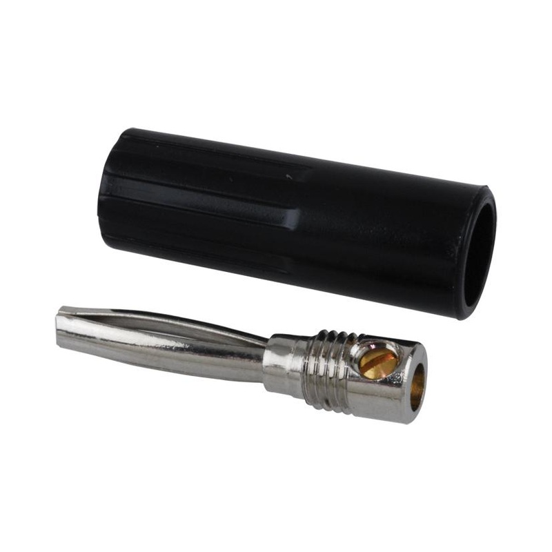 Deltron Components 557-0100… 557-0100… Banana Plug 16A Screw Black