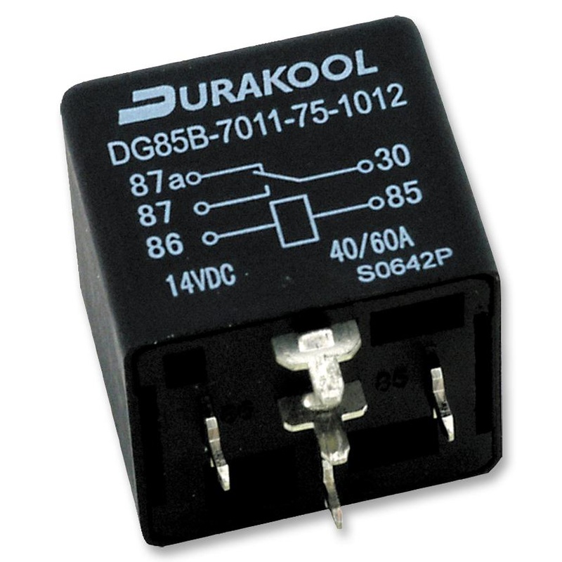 Durakool DG85C-8021-75-1024 Automotive Relay 24 VDC SPST-NO Through Hole Solder DG85