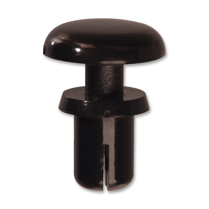 DURATOOL DTRSR3080B Rivet, Snap, Nylon 6.6, 3.1mm Mounting Diameter, 11.9mm Length, Ext Diameter 6.4mm, PK100