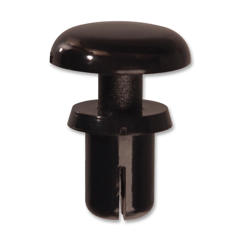 DURATOOL DTRSR4050B Rivet, Snap, Nylon 6.6, 4.2mm Mounting Diameter, 10.4mm Length, Ext Diameter 8mm, PK100