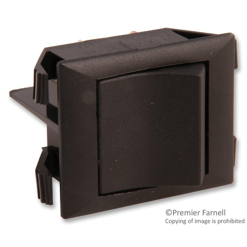 Eaton 2500-11E Switch Rocker Dpst 15A 250V Black