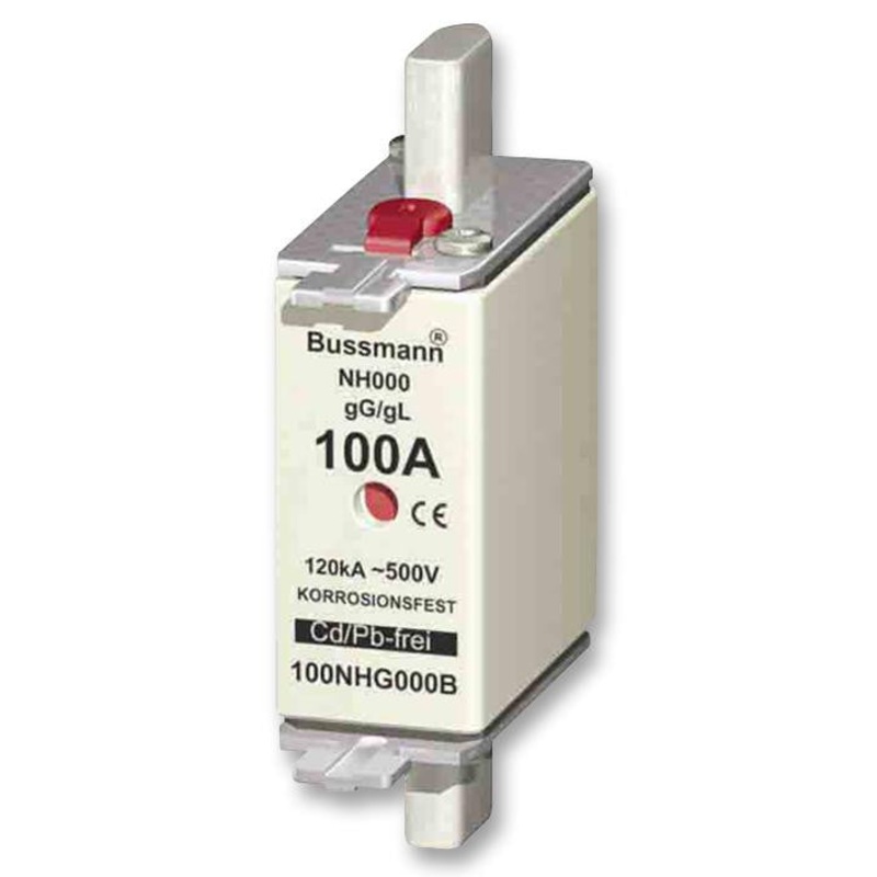 EATON BUSSMANN SERIES 80NHG000B Industrial / Power Fuse, Class gG / gL, NH DIN Series, 80 A, 500 VAC, 250 VDC