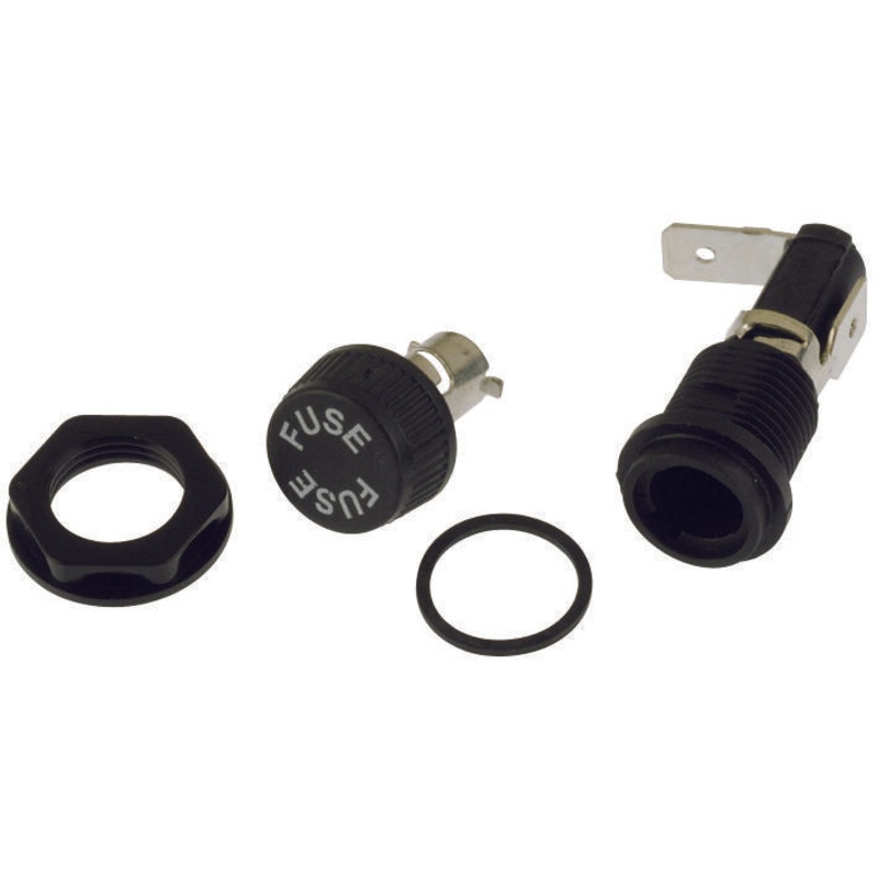 EATON ELECTRONICS BK/HTB-28I-R FUSE HOLDER, 6.3 X 32MM, PANEL MOUNT