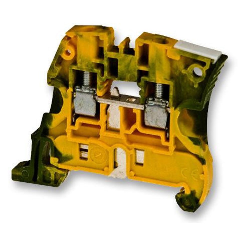 ENTRELEC UK 1SNK506150R0000 DIN Rail Mount Terminal Block, 2 Ways, 24 AWG, 10 AWG, 6 mm, Screw