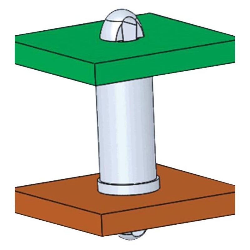 Essentra Components DLCBST-7-01 PCB Support Mini Nylon 11.1 mm Height 40 Pack