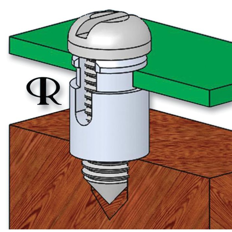 Essentra Components (FORMERLY RICHCO) SRS-4-2-01 Spacer Self Retaining Nylon Natural M3 3.2 mm Height 25 Pack
