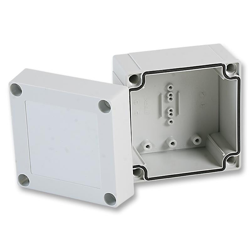 FIBOX PC 95 75HG Plastic Enclosure, Industrial, Polycarbonate, 100 mm, IP66, IP67, NEMA 1, 4, 4X, 6, 12, 13, 75 mm