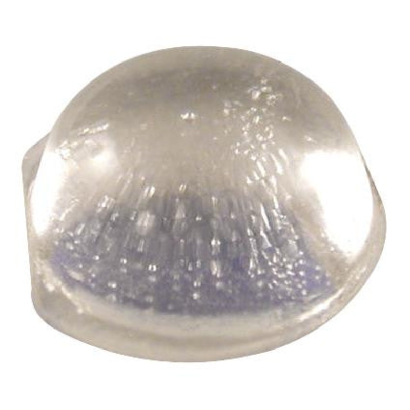 HAMMOND 1421T5CL Bumper / Feet, Stick On, Pack 24, Round, Transparent, 5 mm, Press Fit, 1421 Series