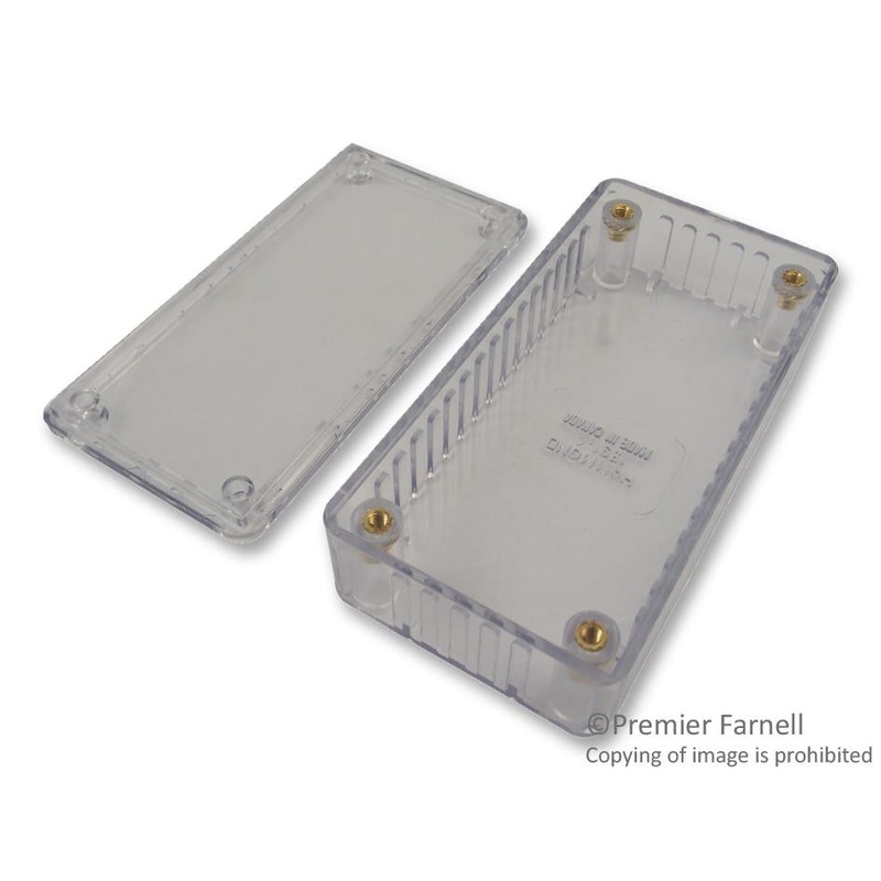HAMMOND 1591ETCL Plastic Enclosure, Multipurpose, Polycarbonate, 110 mm, IP54, 57 mm