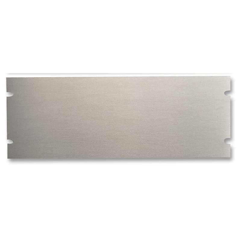 HAMMOND PBPA19001UNF Panel, Blanking, 1U, Aluminium, Grey, Standard 19 Rack Cabinets 44.45 mm, 482.6 mm