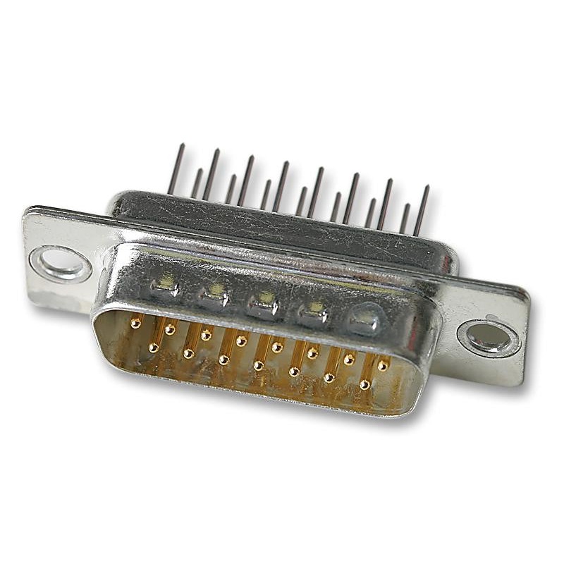 HARTING 09 67 015 5654 D Sub Connector, 15 Contacts, Plug, DA, Straight Solder Pins, Metal Body, Solder