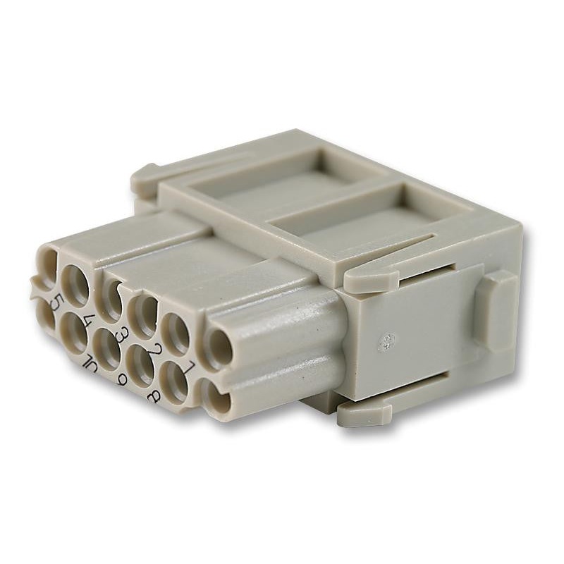 HARTING 0914 012 3101 Heavy Duty Connector Insert, Socket Module, Less Contacts, Han-Modular DD Series, Receptacle