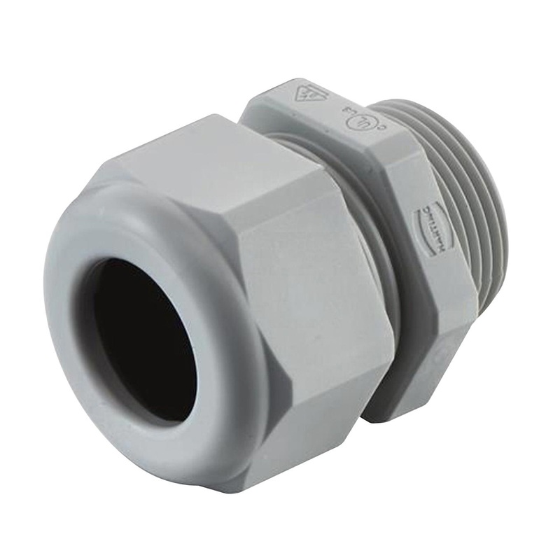 Harting 19000005180 Cable Gland Han CGM-P Series M20 Nylon (Polyamide) Grey 5 mm