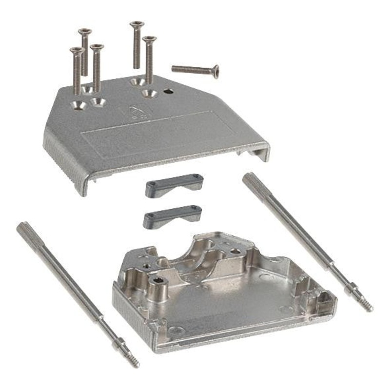 AMPHENOL FCI 8655MH5011LF D Sub Backshell, UNC 4-40, DD, 180, Zinc Body