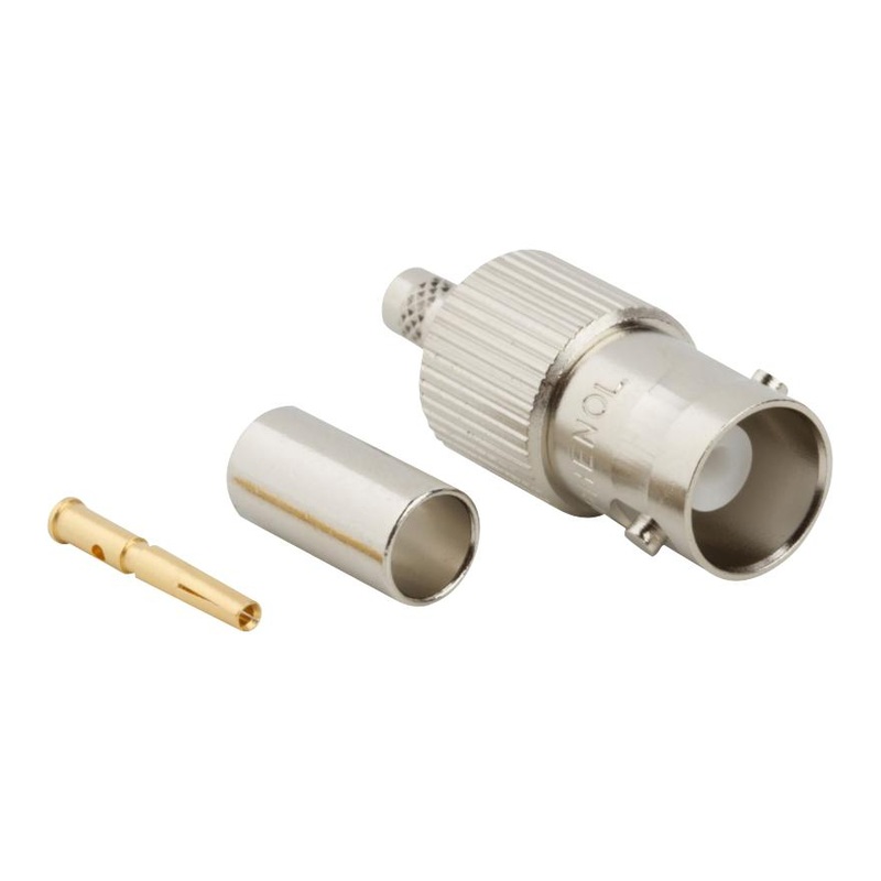 Amphenol RF 000-36800-RFX / Coaxial Connector BNC Straight Jack Crimp 50 ohm