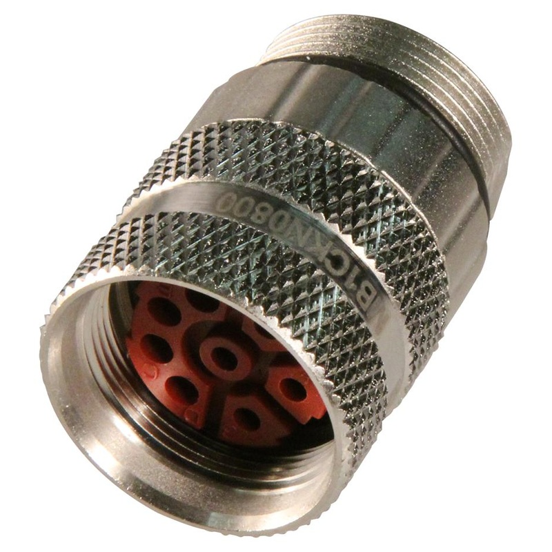 Amphenol SINE/TUCHEL MB1CKN0800 MB1CKN0800 Sensor Connector Motiongrade M23 B Series Female 8 Positions Crimp Socket