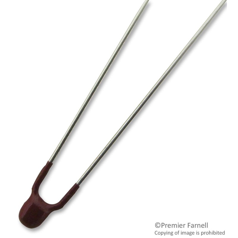AVX NJ28MA0103H– Thermistor, NTC, 10 kohm, NJ28 Series, 3960 K, Through Hole, Radial Leaded