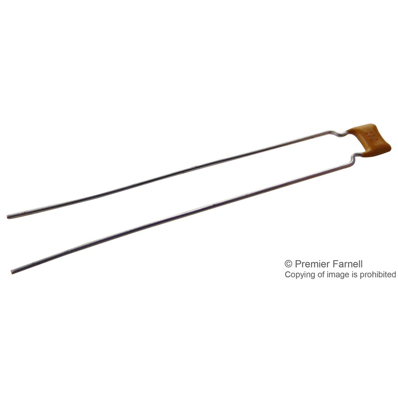 AVX SR215E334MAR Multilayer Ceramic Capacitor, 0.33 F, 50 V, SkyCap SR Series,  20%, Radial Leaded, Z5U