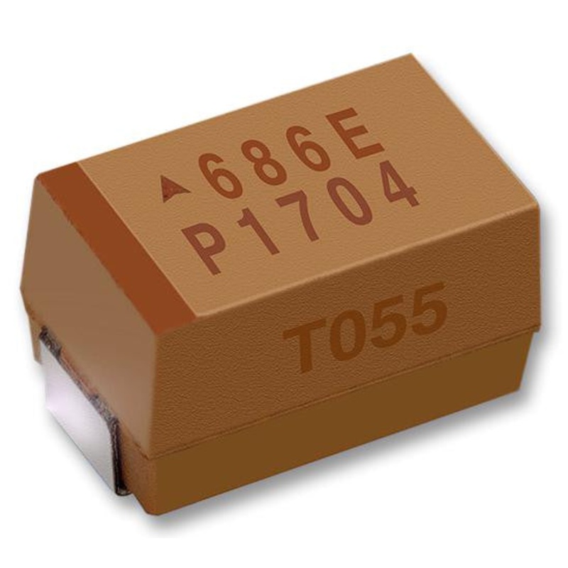 AVX TPME226K050R0100 Surface Mount Tantalum Capacitor, 22 F, 50 V, TPM Series, 2917 [7343 Metric], -55 C