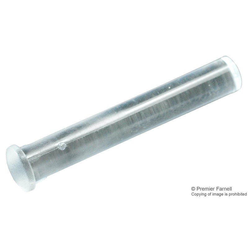 BIVAR PLP5-2-1000 Light Pipe, 25.4 mm, 1 Pipes, Circular, Press Fit, Panel, Transparent