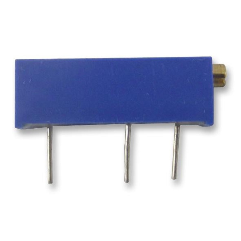 BOURNS 3006P-1-103LF Trimmer Potentiometer, 10 kohm, 750 mW,  10%, Trimpot 3006 Series, 15 Turns, Through Hole