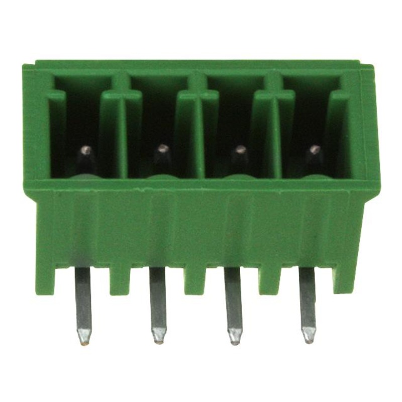 BUCHANAN – TE CONNECTIVITY 284512-4 Terminal Block, Header, 3.5 mm, 4 Ways, 11 A, 300 V, Through Hole Right Angle