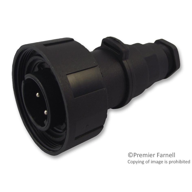 BULGIN PX0728/P Circular Connector, Buccaneer Standard Series, Cable Mount Plug, 9 Contacts, Crimp Pin