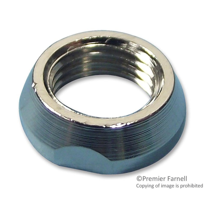 C & K COMPONENTS 299D01201 DRESS NUT, NICKEL PLATED, 1/4-40 UNS