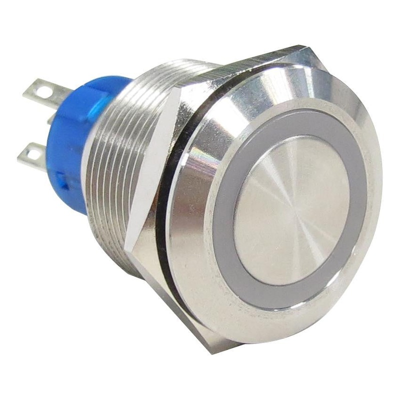 ALCOSWITCH – TE CONNECTIVITY AV2210E624Q04 Vandal Resistant Switch, Alcoswitch, Momentary, AV22 Anti-Vandal Series, SPST, Natural