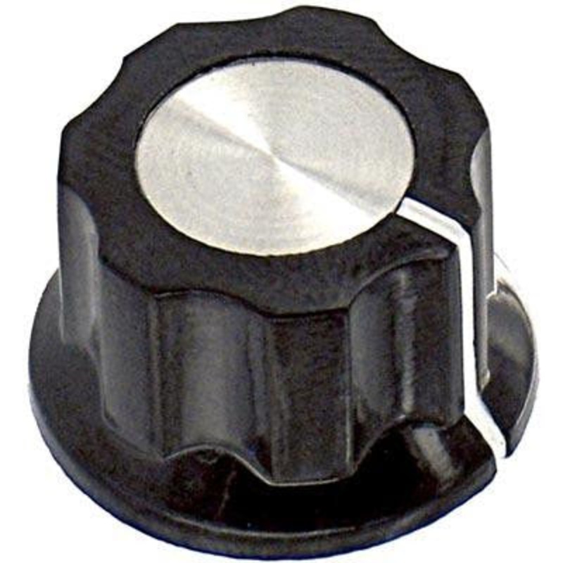 ALCOSWITCH – TE CONNECTIVITY PKES60B1/8 FLUTED KNOB WITH LINE INDICATOR, 3.175MM