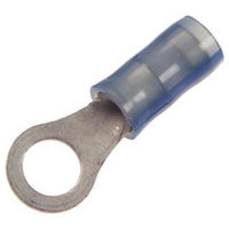 AMP – TE CONNECTIVITY 324159 Ring Tongue Terminal, M2.5, #4, PIDG Series, 14 AWG, 2 mm, Nylon (Polyamide)