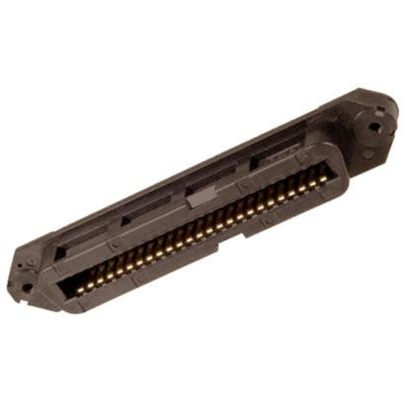 AMP – TE CONNECTIVITY 553443-4 MINI D RIBBON CONNECTOR, RECEPTACLE 50 POSITION PRESS FIT