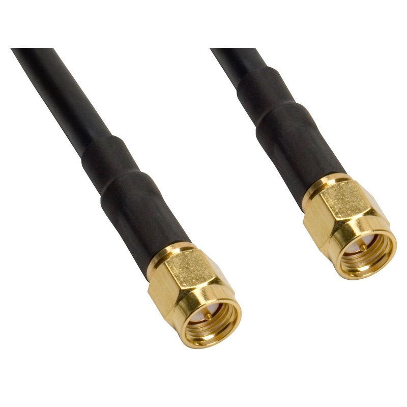 AMPHENOL CABLES ON DEMAND CO-174SMAX200-010 RF / Coaxial Cable Assembly, Cable RG174/U, SMA Straight Plug, SMA Straight Plug, RG174/U, 10 ft
