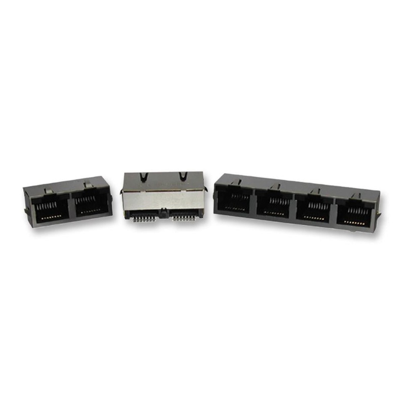 AMPHENOL COMMERCIAL PRODUCTS RJSSE-5380 Modular Connector, Cat5, RJ45, RJSSE Series, Jack, 8 Contacts, 8 Ways, 1 Ports
