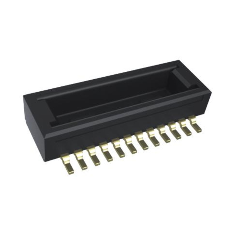 Amphenol Communications Solutions 10164228-0201A1RLF 10164228-0201A1RLF Mezzanine Connector Header 0.4 mm 2 Rows 20 Contacts Surface Mount Straight Copper Alloy