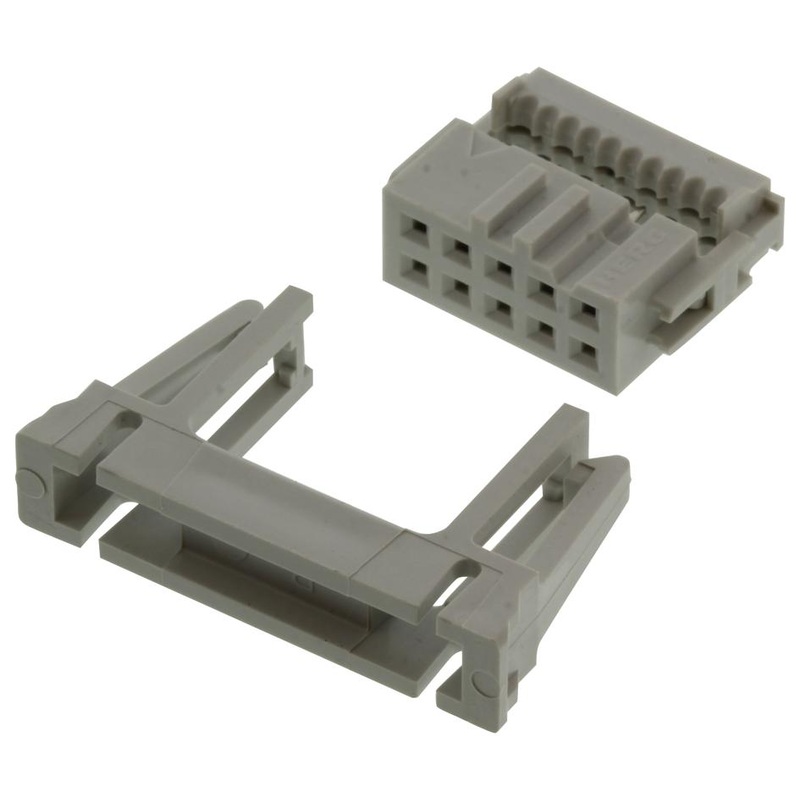 Amphenol Communications Solutions 71600-610LF 71600-610LF IDC Connector Receptacle Female 2.54 mm 2 Row 10 Contacts Cable Mount