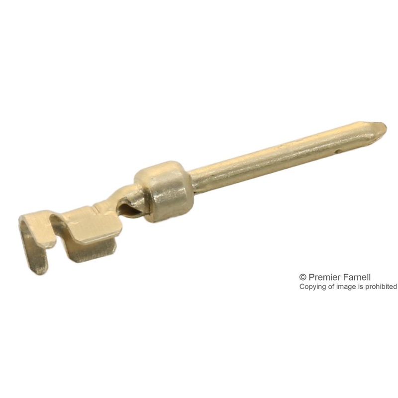 Amphenol ICC (COMMERCIAL PRODUCTS) L17RRD1M01100 D Sub Contact Standard Density Connectors Pin Brass Gold Plated Contacts 20 AWG 24