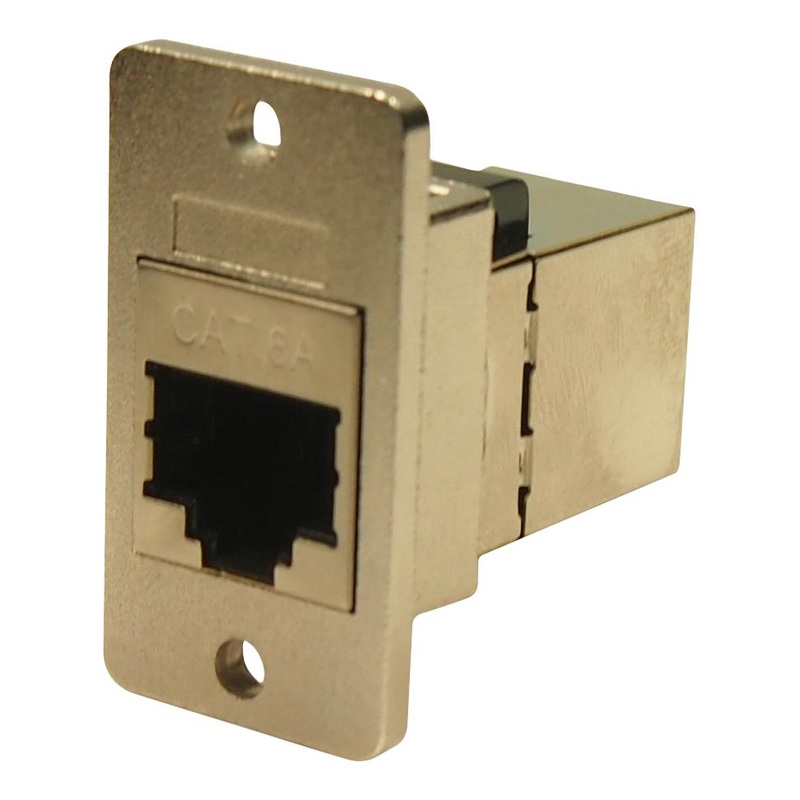 CLIFF ELECTRONIC COMPONENTS CP30625SMX1 In-Line Adapter, Nickel Frame, RJ45, RJ45, Adapter, In-Line, Slim FeedThrough Series, Jack, 8 Ways