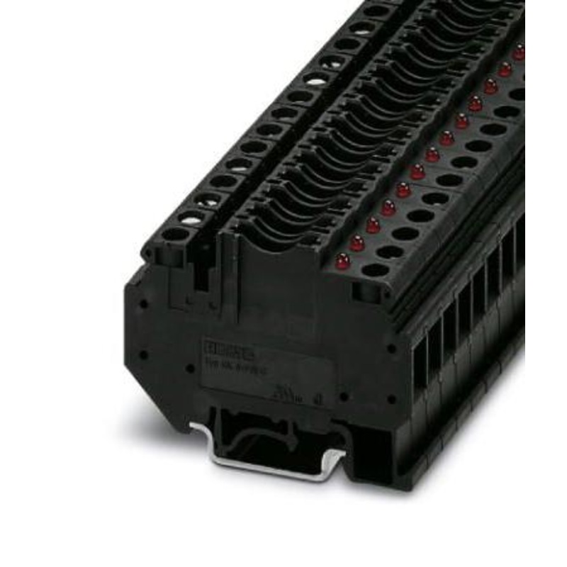 PHOENIX CONTACT UK  6-FSI/C-LED12 Fused Terminal Block, Flat, 2 Ways, 20AWG to 6AWG, 6 mm, Screw, 30 A, 250 V 3001925