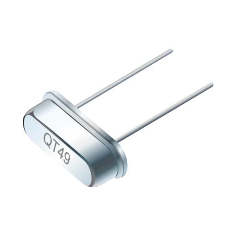 TXC QT49-16.000MEEJ-B Crystal, 16 MHz, Through Hole, 11.5mm x 5mm, 10 ppm, 18 pF, 10 ppm, QT49 Series