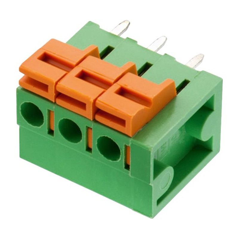 Wurth Elektronik 691401700003B 691401700003B Wire-To-Board Terminal Block 5 mm 3 Ways 24 AWG 14 2.08 mm Clamp