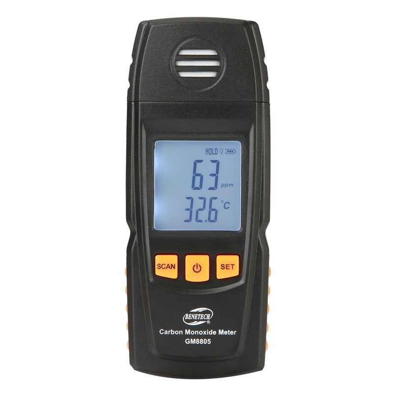 [CLEARANCE] Benetech GM8805 Carbon Monoxide Detector, High-Precision, CO concentration measuring instrument, Gas Leak Detection Alarm