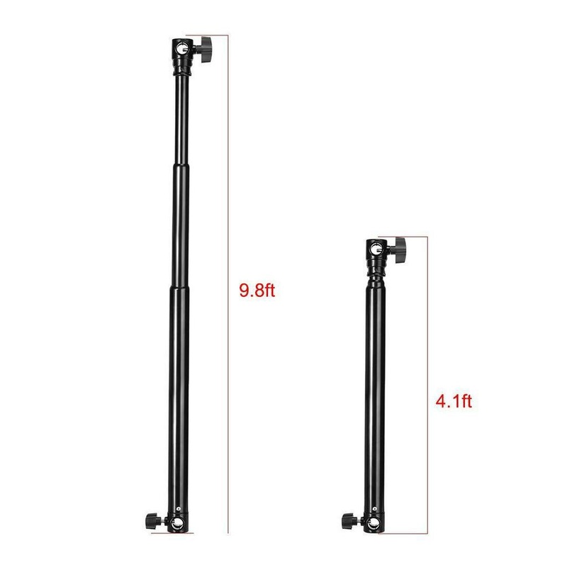 [CLEARANCE] Pxel LS300TB 300cm 10 Feet Telescopic Bar Crossbar with 3 Sections Twist Locking Background Support Cross Arm
