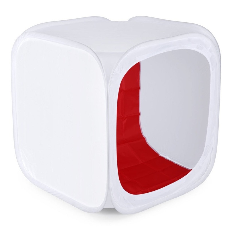 [CLEARANCE] Pxel LT60 60x60cm Photo Soft Box Photography Light Tent Cube Softbox for Camera Studio Product Photography with 4 Backdrops