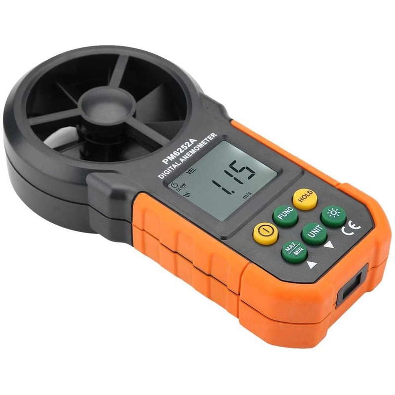 PeakMeter PM6252A Digital Anemometer Wind Speed Air Volume Measuring Meter